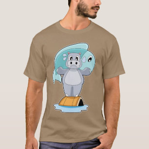 Hippo Fisher Fish Vist T-shirt