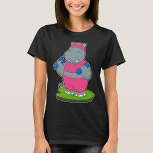 Hippo Fitness Dumbbells T-shirt