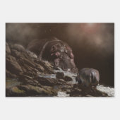 Hippo Géant Trouve L'Amour, Les Feuilles D'Envelop (Devant)