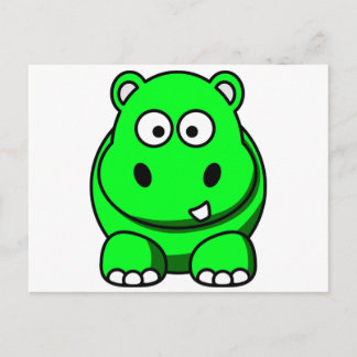 Hippo Green Briefkaart
