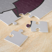 Hippo Halloween Leuke Duivel Vampier Kostuum Jigsa Legpuzzel (Zijkant)