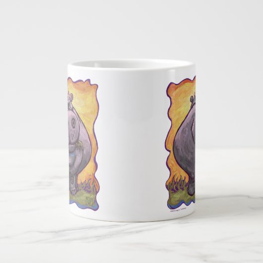 Hippo Head en Tails Jumbo Jumbo Mok (Voorkant)