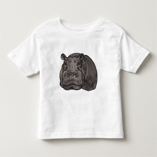 Hippo head T-Shirt (Voorkant)