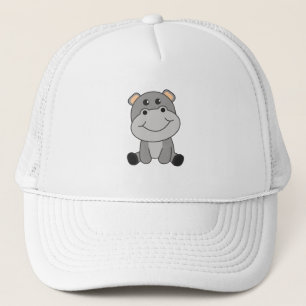 Hippo Hippo Cute Animals voor kinderen met hippo's Trucker Pet