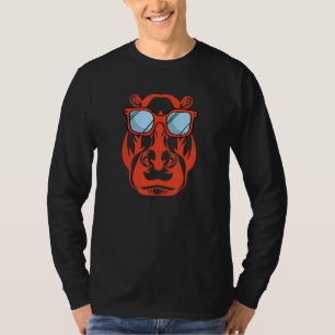 Hippo Hippopotamus Hippos African Animal Safari Z T-shirt