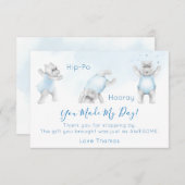 Hippo Hooray Somersault Merci (Devant / Derrière)