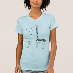 Hippo houdt van Giraffe T-shirt