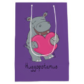 Hippo Hugs Valentine's Day Cadeau sac (Dos)