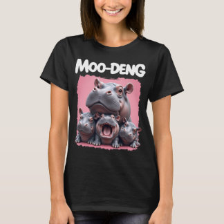 Hippo Liefhebber geschenken, Thailand Shirt, Moo D T-shirt