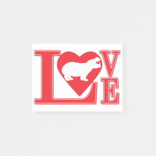 HIPPO-LOVE POST-IT® NOTES