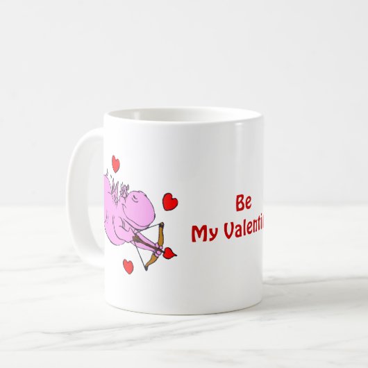 Hippo Love Valentijnse Mok (Voorkant links)