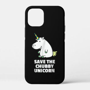 Hippo Lover Gift Chubby Unicorn Hippo Cute Hippo iPhone 12 Mini Hoesje