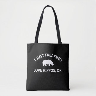 Hippo Lover Gift| Ik ben gewoon dol op hippo oké Draagtas