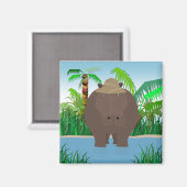Hippo Magnet (Recto/Verso)