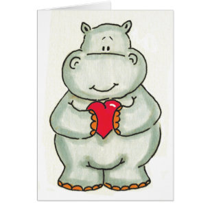 Hippo met hart