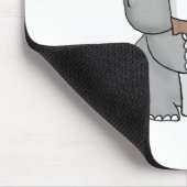 Hippo met koffie muismat (Hoek)