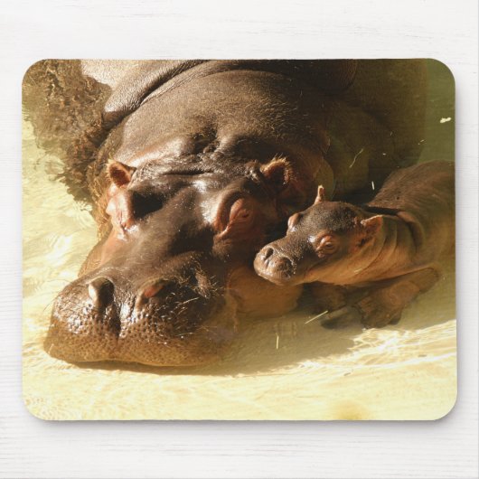 hippo mousepad muismat (Voorkant)