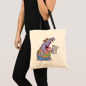 Hippo Newspaper Boy Canvas tas