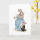 Hippo Opera et carte de porc (Fleur jaune)