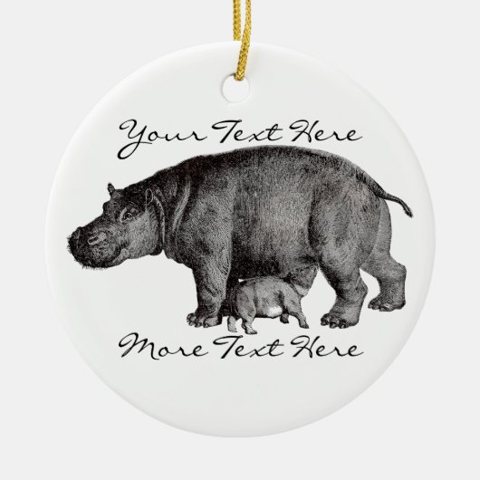 Hippo Ornament (Voorkant)