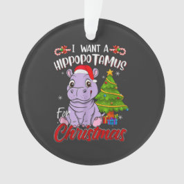  HIPPO  ORNAMENT