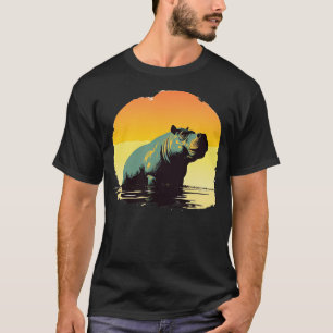 Hippo retro 4 t-shirt