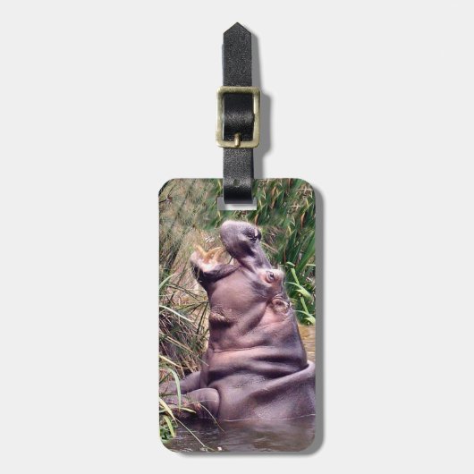 Hippo Roar, Bagagelabel (Voorkant verticaal)