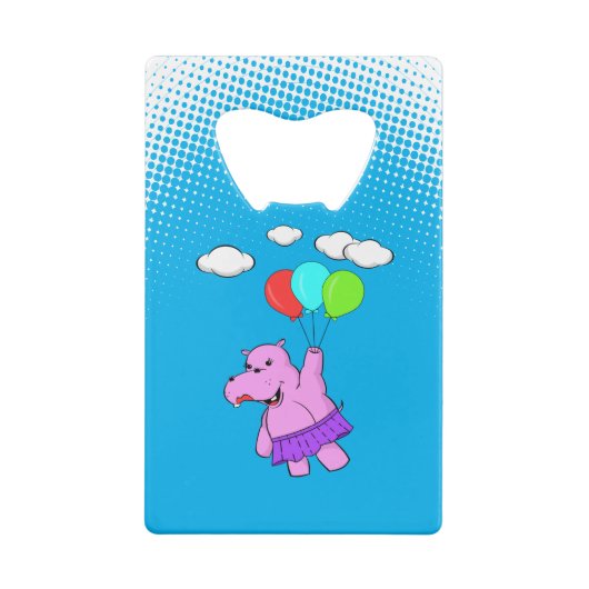 Hippo Rose Volant Avec Ballons (Dos)