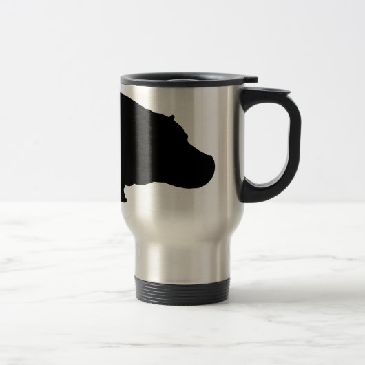 Hippo Silhouette Reisbeker (Rechts)