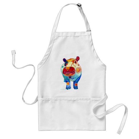 Hippo Standaard Schort (Voorkant)
