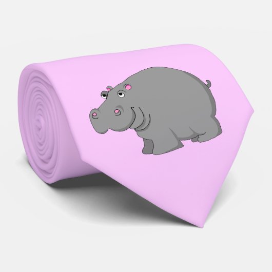 hippo stropdas (Opgerold)