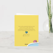 Hippo sur une carte flottante (Dos)