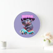 Hippo tijd wandklok grote klok (Huis)