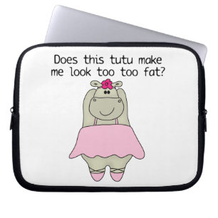 Hippo Tu Tu Fat Laptop Sleeve