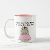 Hippo Tu Tu Fat Tweekleurige Koffiemok (Links)