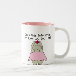 Hippo Tu Tu Fat Tweekleurige Koffiemok