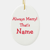 Hippo van Tipsy-tini Keramisch Ornament (Achterkant)