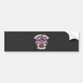 Hippo-ween Spooky Halloween Moo Deng Hippo Ghost Bumpersticker (Voorkant)