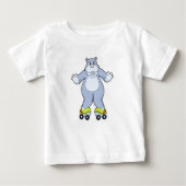 Hippo with Roller skates (Voorkant)
