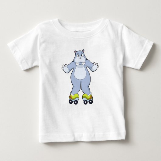 Hippo with Roller skates (Voorkant)