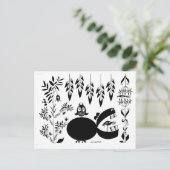 Hippo yawning briefkaart (Staand voorkant)