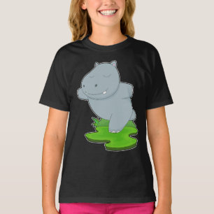 Hippo Yoga Fitness Gymnastiek T-shirt
