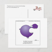 HIPPOBOTTOMUS Briefkaart door April McCallum (Voorkant / Achterkant)