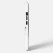 Hippocampe côtier et iPhone floral 15 Coque (Verso / Gauche)