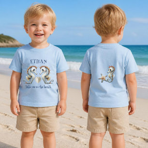 Hippocampe de bébé de plage personnalisé