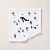 Hippocampe et poisson tigre (Gant de toilette)