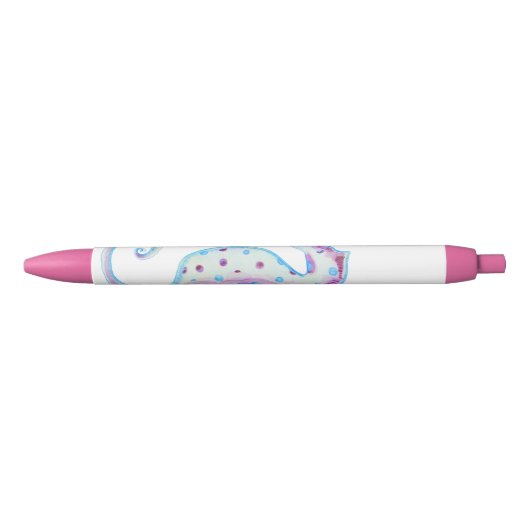 Hippocampe heureux, stylo (Devant)