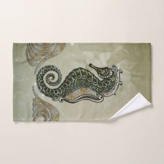 Hippocampe imaginaire (Serviette à main)