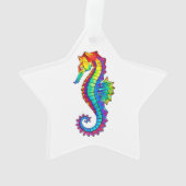 Hippocampe polygonal arc-en-ciel (dos)