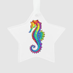 Hippocampe polygonal arc-en-ciel